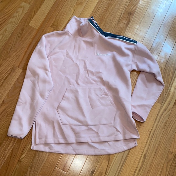 Champion NWOT❗️Shoulder Zip Mock Neck Sweatshirt - Picture 2 of 8